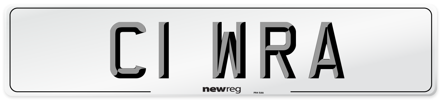 C1 WRA Number Plate from New Reg